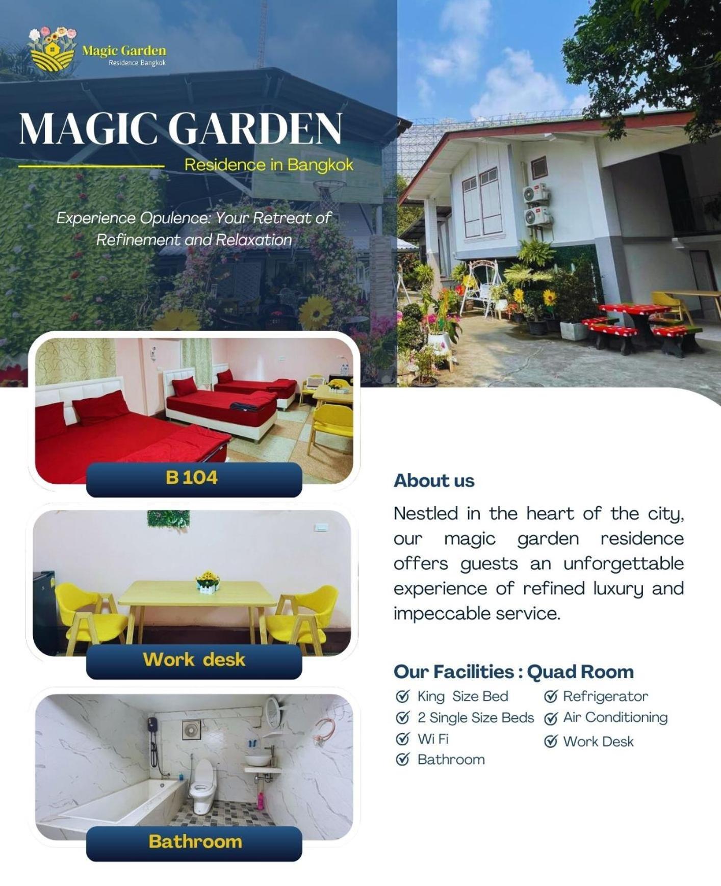 Magic Garden Residence Bangkok Exterior photo